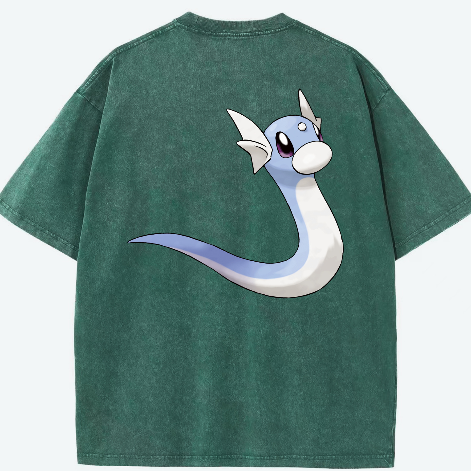 （画像用） ポケットモンスター Pokémon 綿100% ヴィンテージ風 半袖Tシャツ（背面プリント）